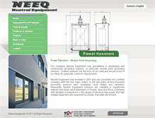 Tablet Screenshot of neeq.com